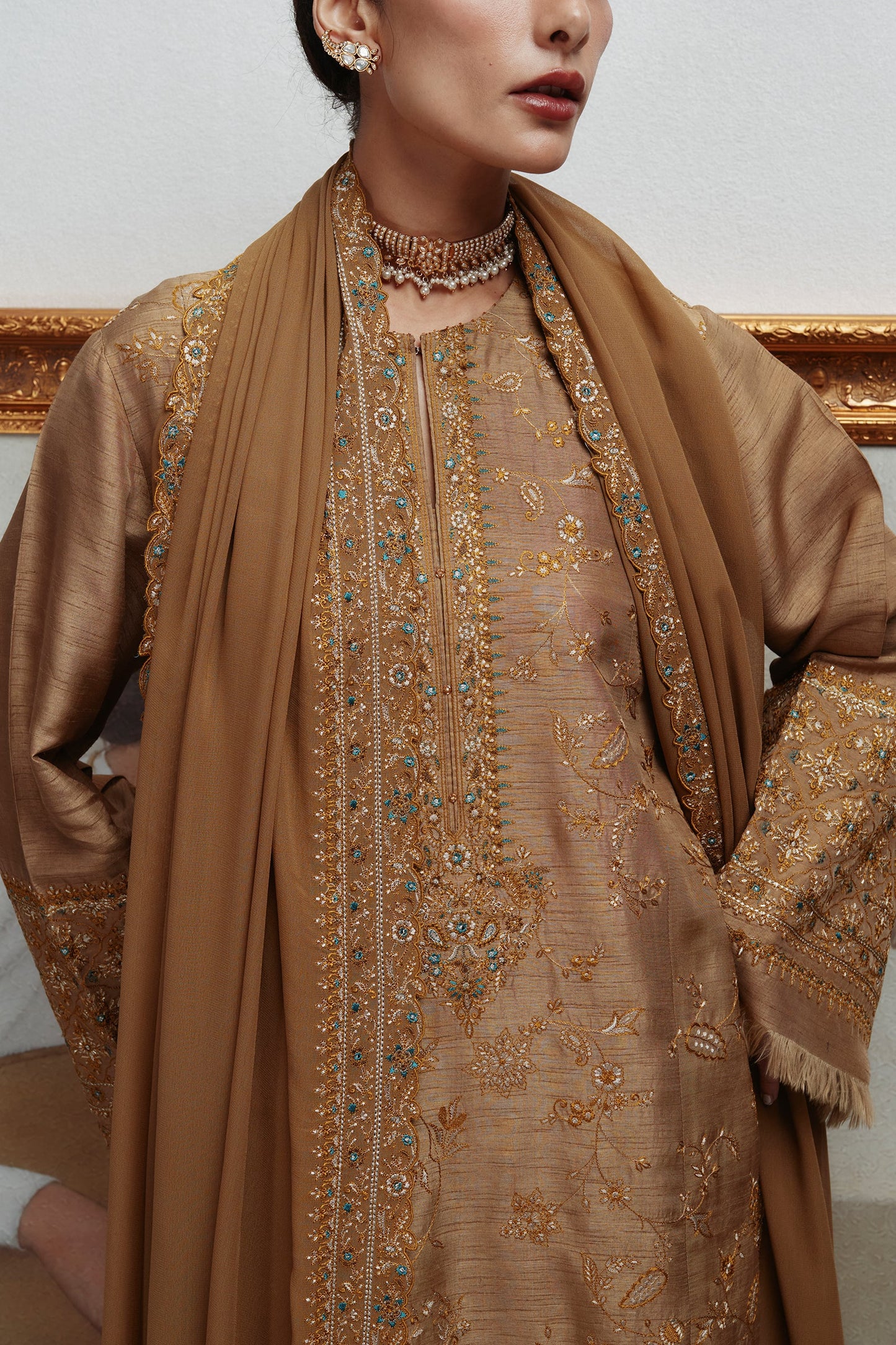 Zara Shahjahan Rembrandt Winter Festive 2026 Pret Pakistani designer outfit look 2