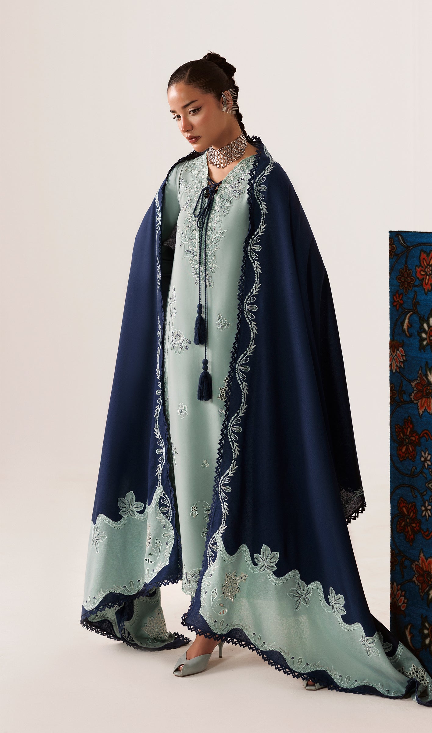 Qalamkar Qlw-11 Taliya Qalamkar | Qline Linen '26 Pret image 2