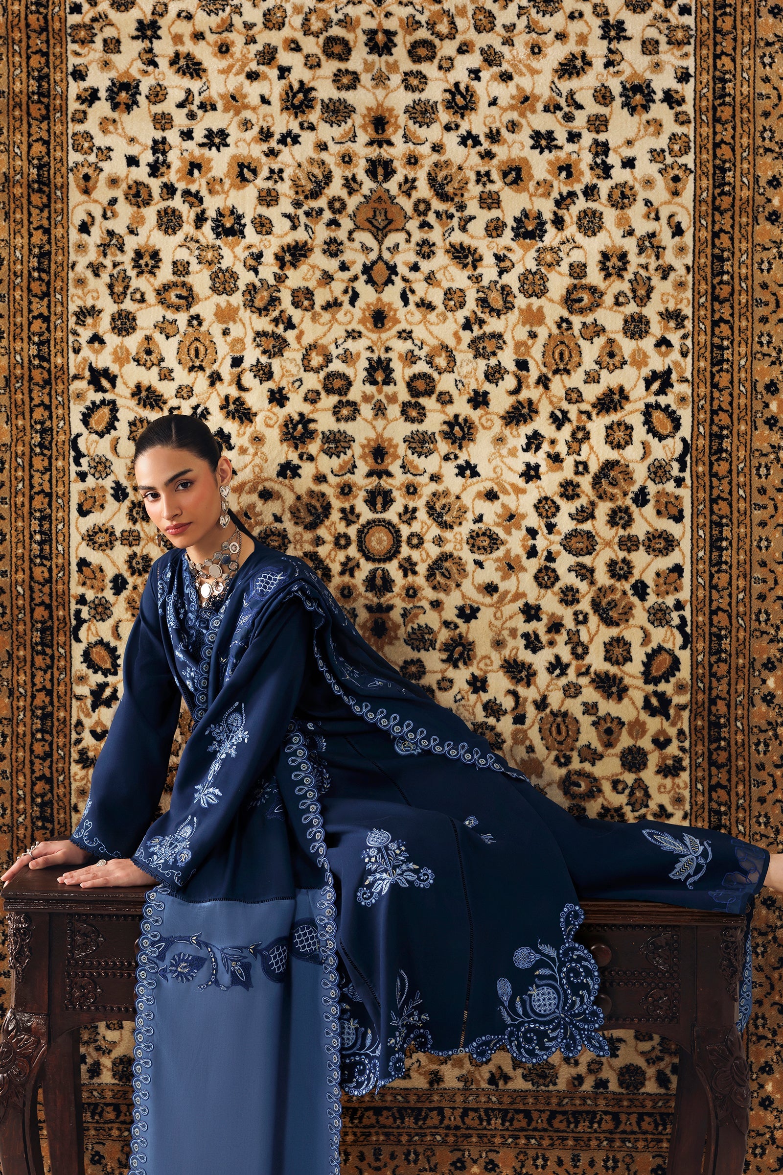 Qalamkar Qlw-10 Seran Qalamkar | Qline Linen '26 Pret image 8