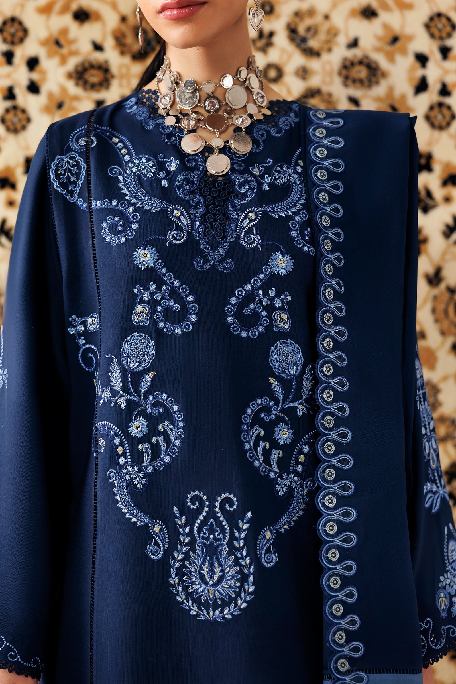 Qalamkar Qlw-10 Seran Qalamkar | Qline Linen '26 Pret image 2