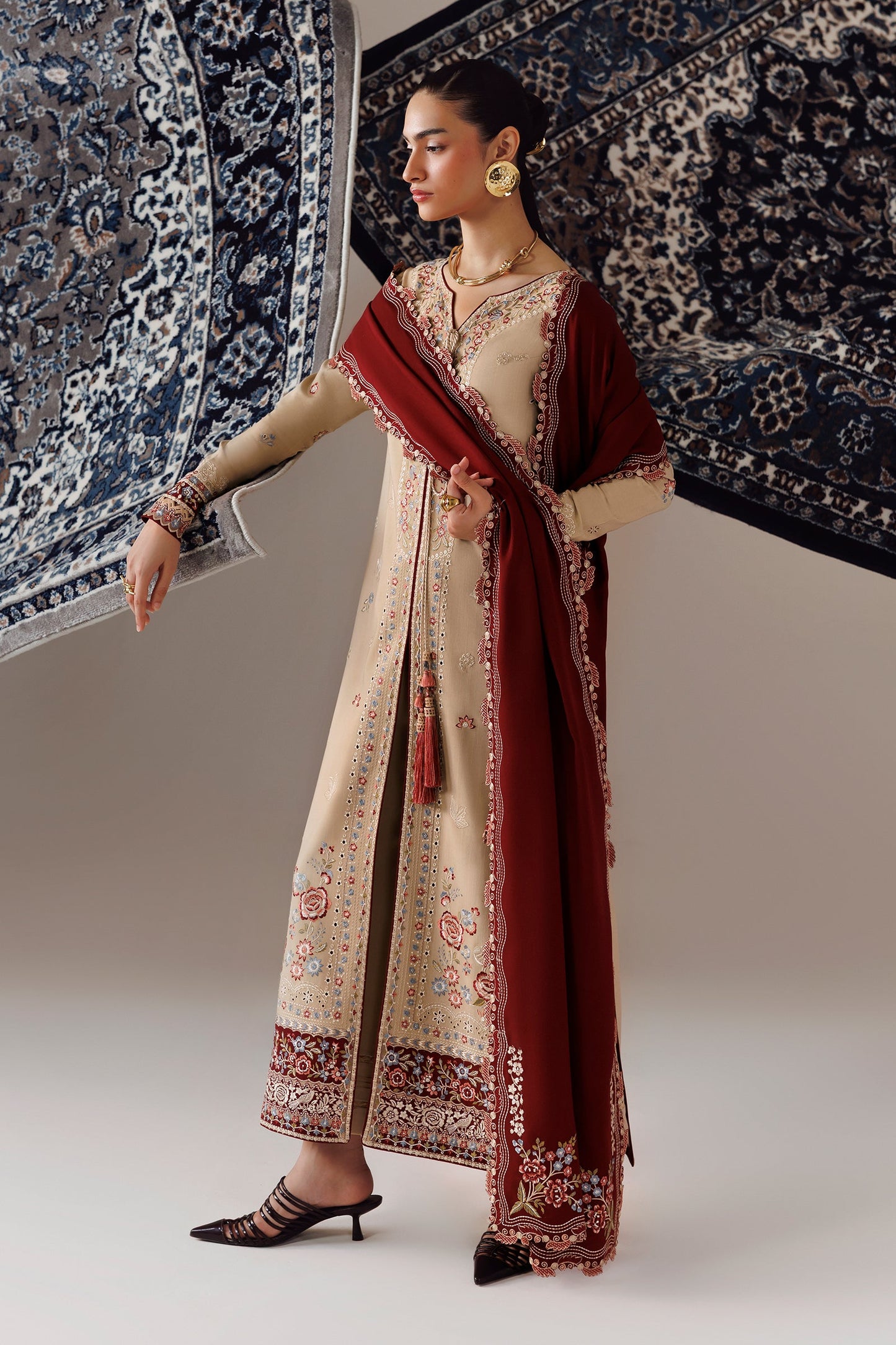 Qalamkar Qlw-16 Hamna Qalamkar | Qline Linen '26 Pret image 6
