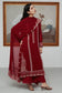 Zara Shahjahan Carmine Winter Festive 2026 Pret Pakistani designer outfit look 4