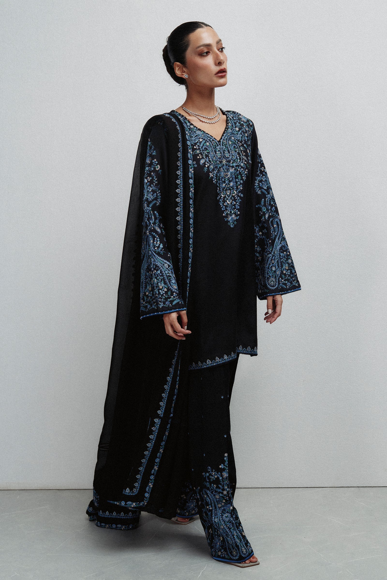 Zara Shahjahan Lapis Winter Festive 2026 Pret Pakistani designer outfit look 4