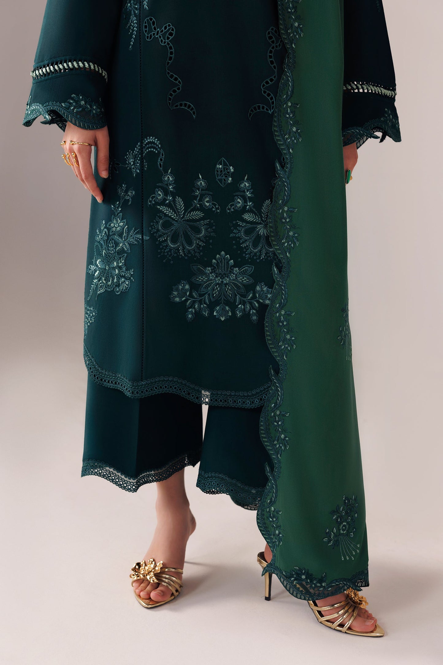 Qalamkar Qlw-09 Roma Qalamkar | Qline Linen '26 Pret image 7