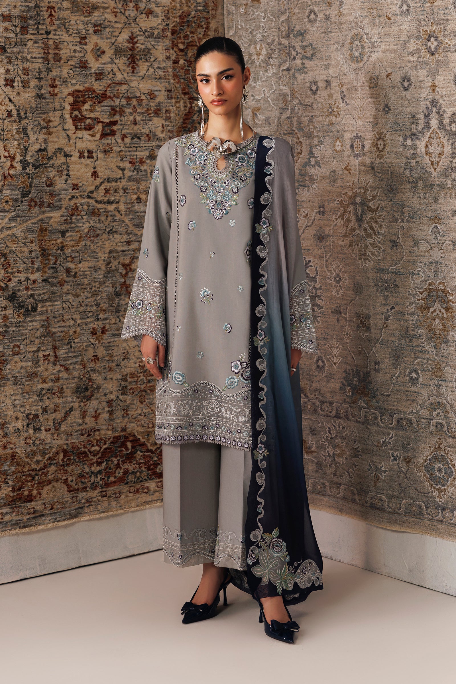 Qalamkar Qlw-15 Gina Qalamkar | Qline Linen '26 Pret image 1
