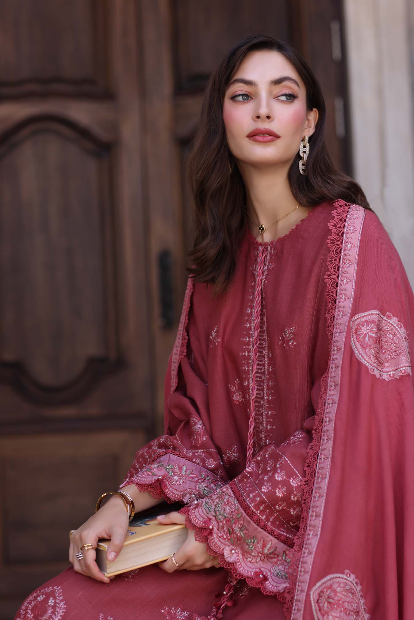 Saadia Asad Sienna Saadia Asad | Noor Luxury Winter Pashmina image 4