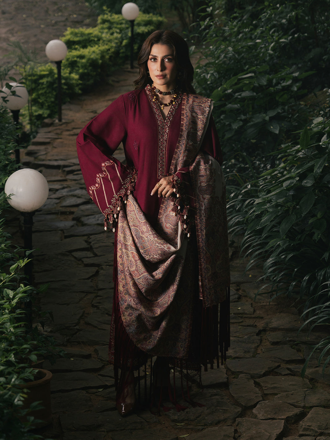 Izel AFROZE Musafir Winter '26 Pakistani designer outfit look 15
