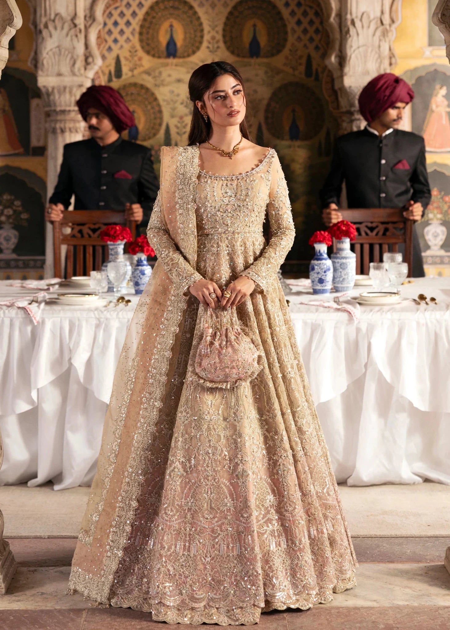 Kanwal Malik Maahi '26 Zaariya Nude Ombre festive outfit