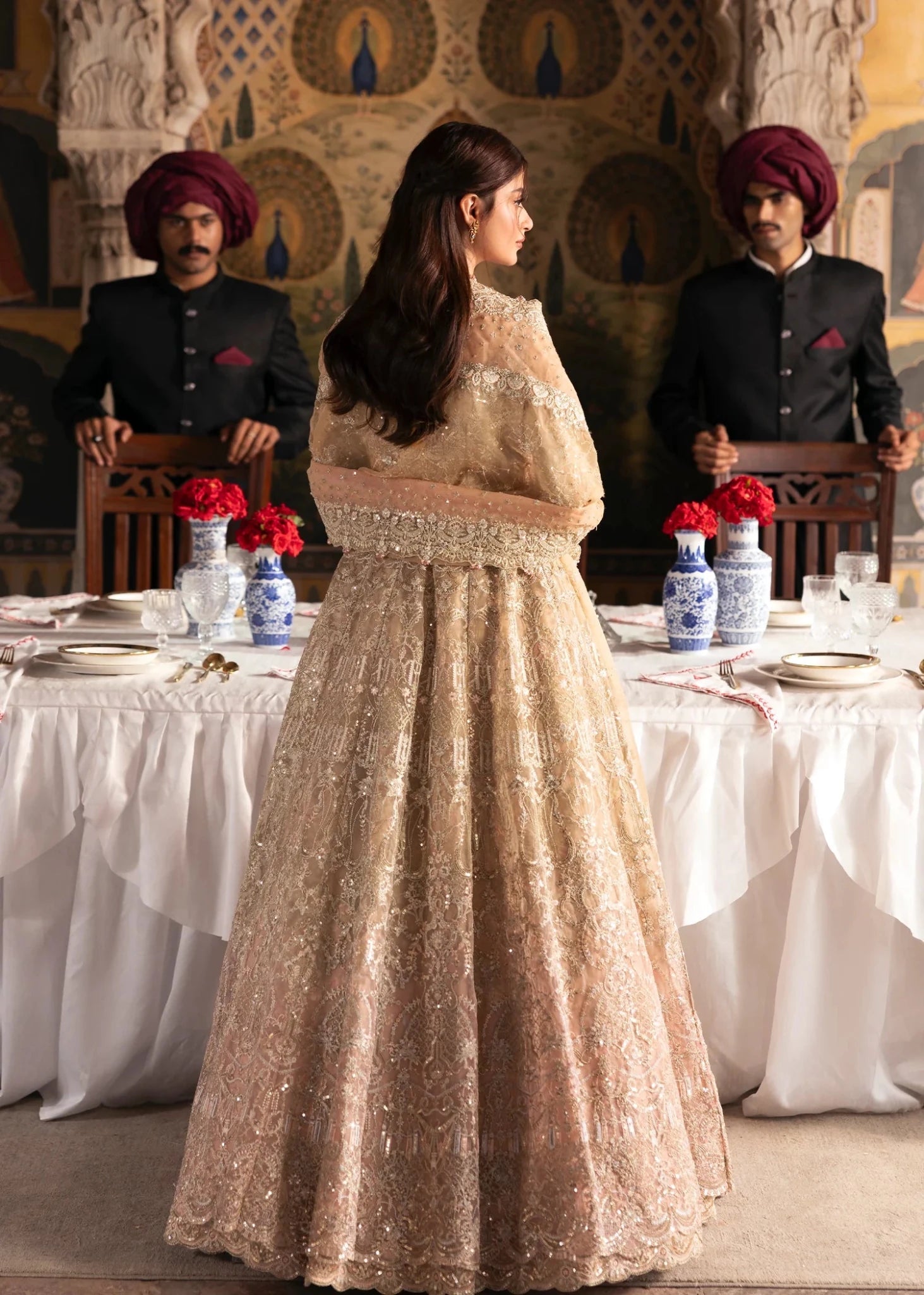 Kanwal Malik Maahi '26 Zaariya Nude Ombre festive outfit