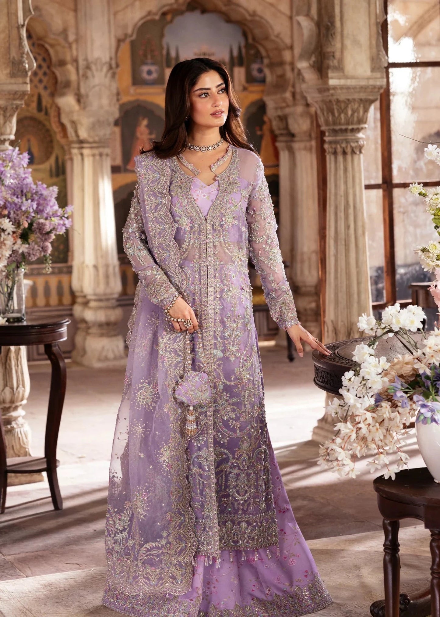 Kanwal Malik Maahi '26 Ayla Lavender festive outfit
