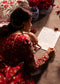 Kanwal Malik Maahi '26 Zarminay Red festive outfit