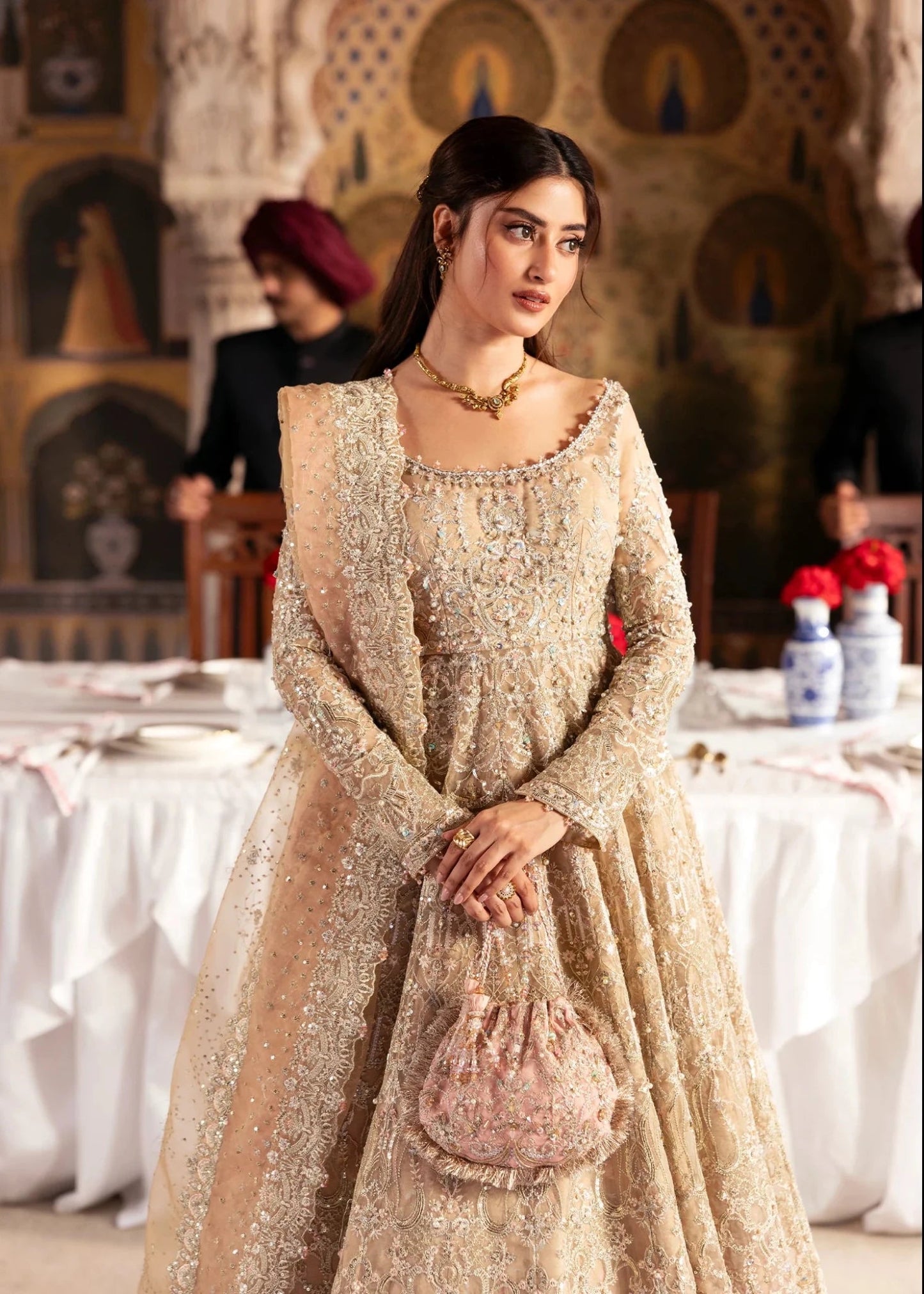 Kanwal Malik Maahi '26 Zaariya Nude Ombre festive outfit