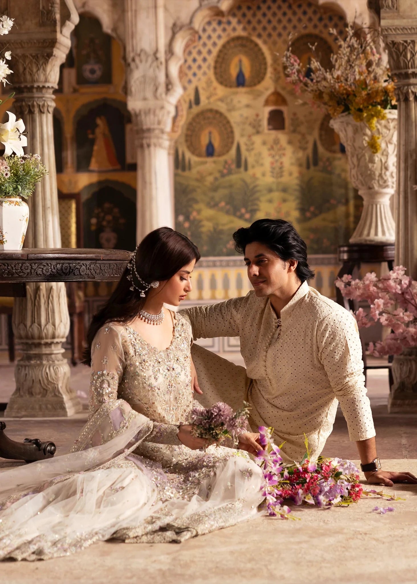 Kanwal Malik Maahi '26 Roshni Ivory festive outfit