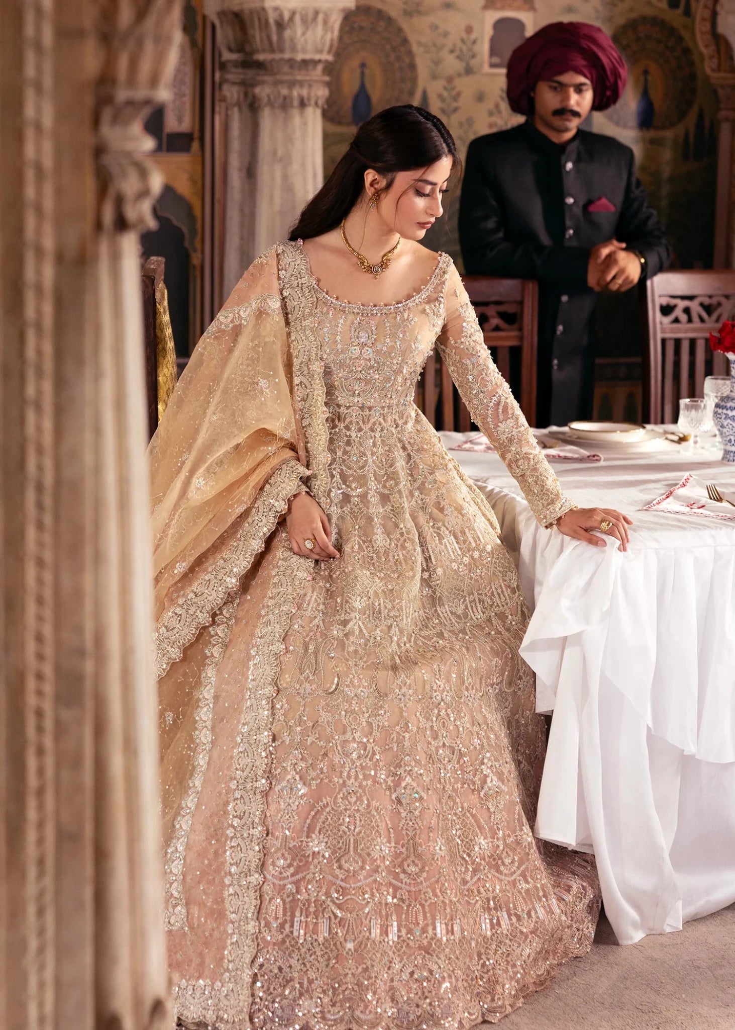 Kanwal Malik Maahi '26 Zaariya Nude Ombre festive outfit