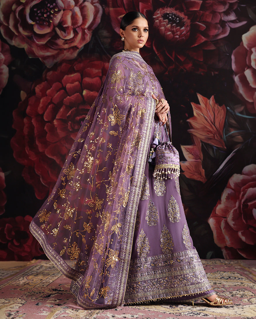 Roheenaz Blush Whisper Royale Eternel Chiffon Edit Pakistani designer outfit look 2