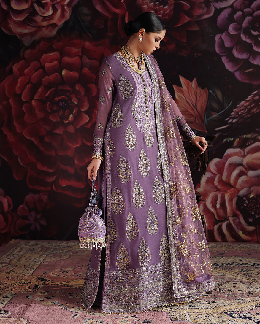 Roheenaz Blush Whisper Royale Eternel Chiffon Edit Pakistani designer outfit look 4