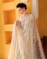 Mushq Blush Hour off white chiffon formal with dupatta