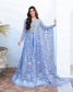 Mushq Blushing Bride silk and organza daman border detail