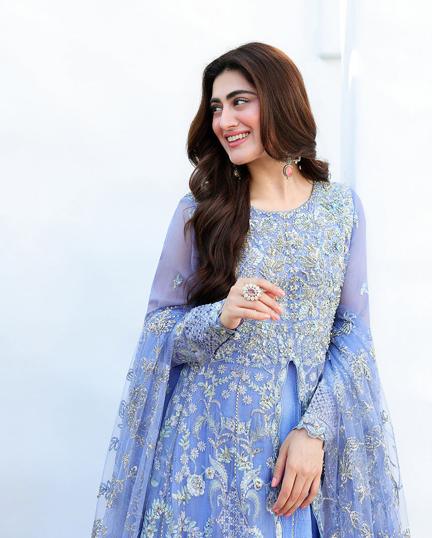 Mushq Blushing Bride hand embellished front panel detail