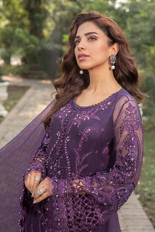 Embroidered Chiffon Suit | MPC-24-102