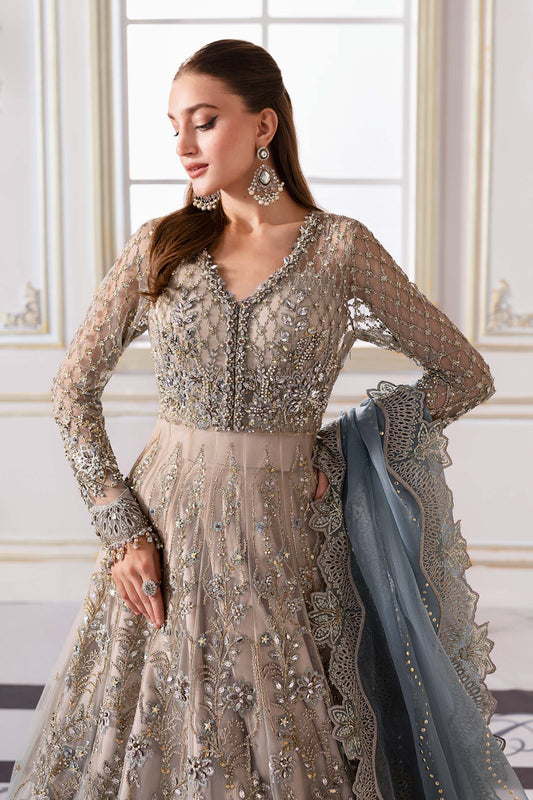 MARIA B Embroidered Embroidered Net Suit | BD-3002