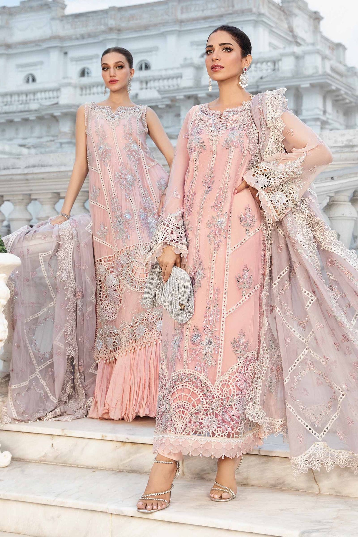 Embroidered Chiffon Suit | MPC-24-106