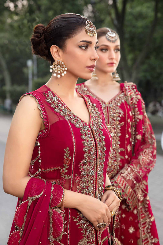 Embroidered Chiffon Suit | MPC-24-107