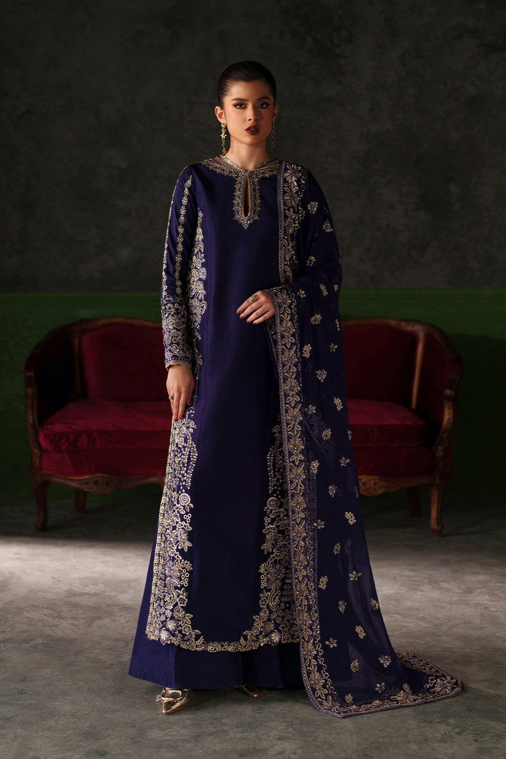 Emaan Adeel Azure Sapphire Emaan Adeel | Verve Silk Edit '26 image 1