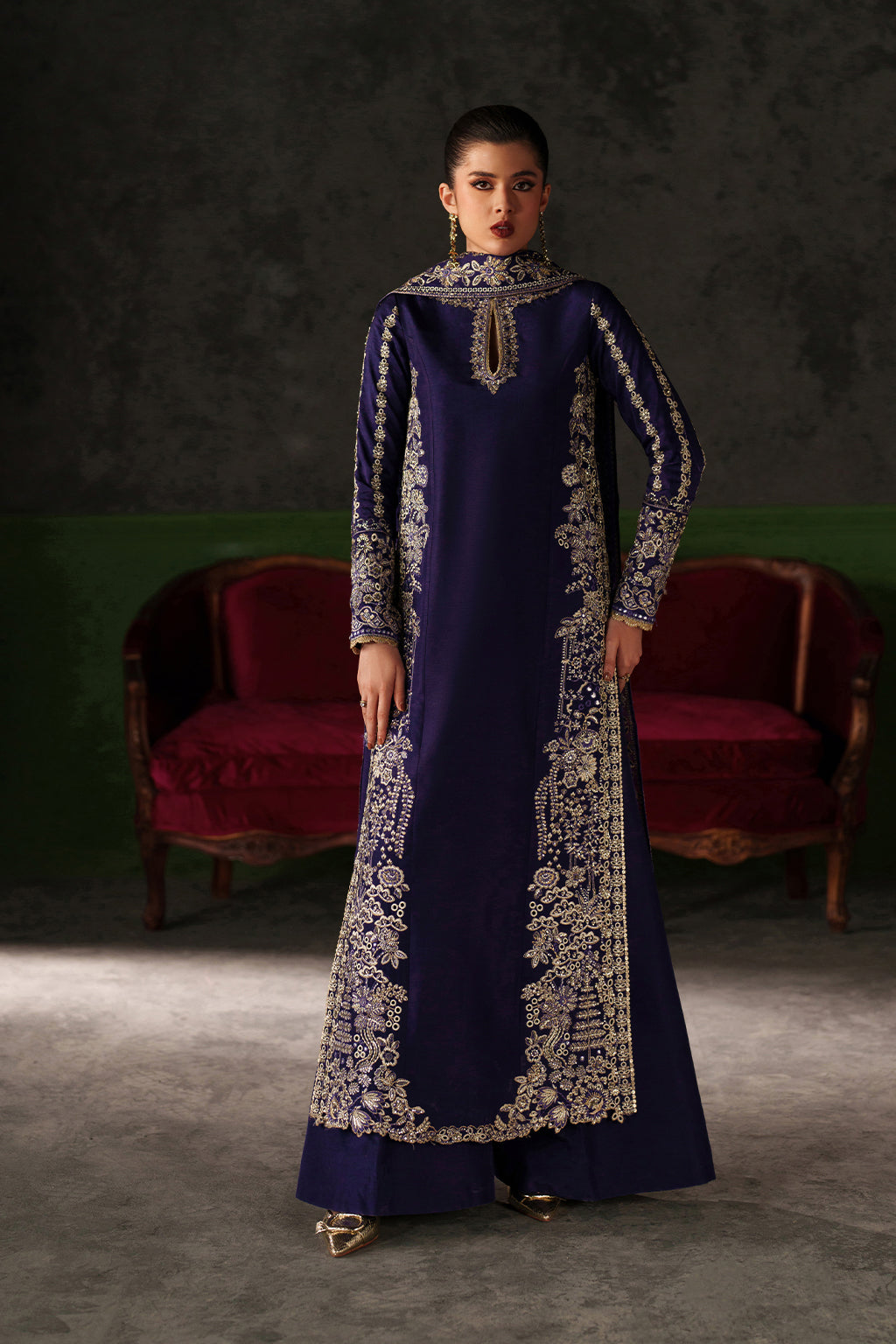 Emaan Adeel Azure Sapphire Emaan Adeel | Verve Silk Edit '26 image 2