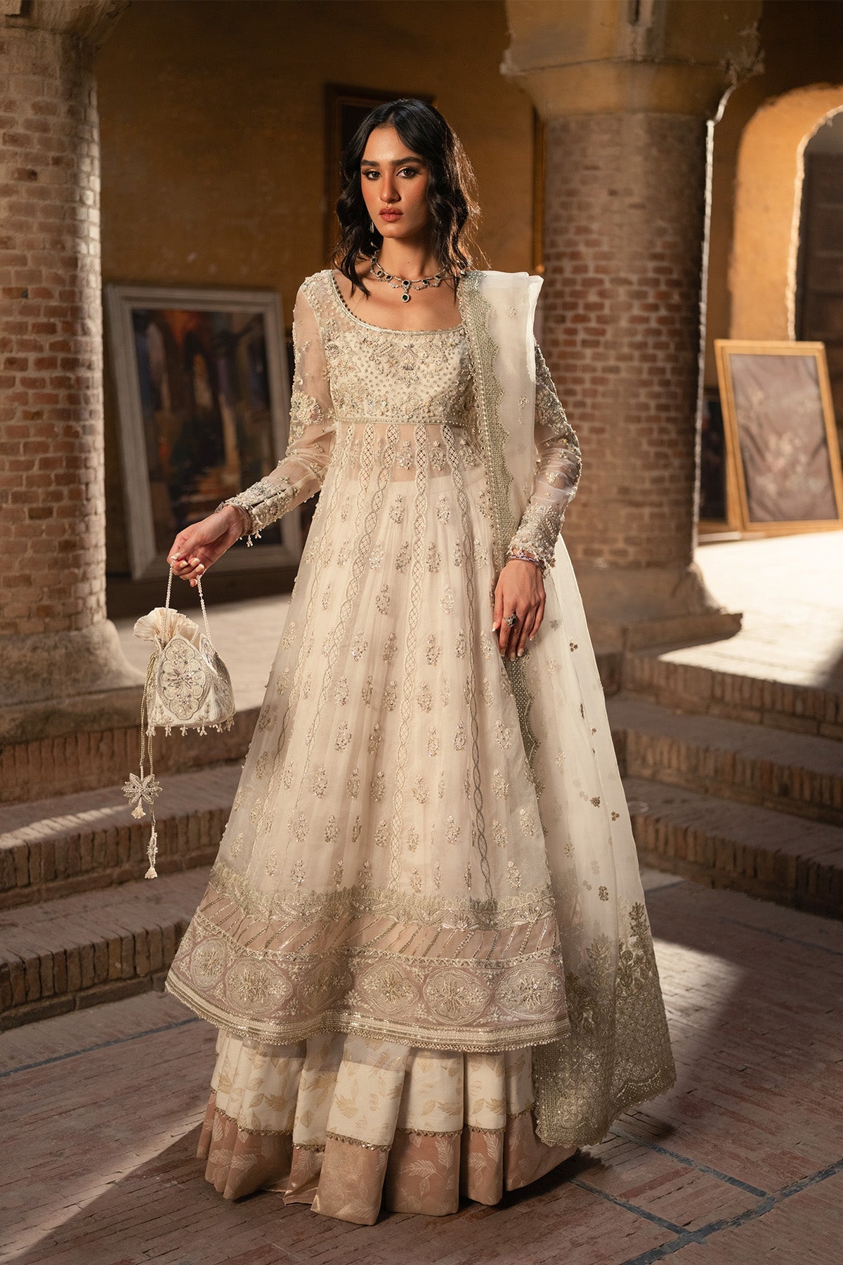 Nyra Irina Vasl '26 Pret Pakistani designer outfit look 1