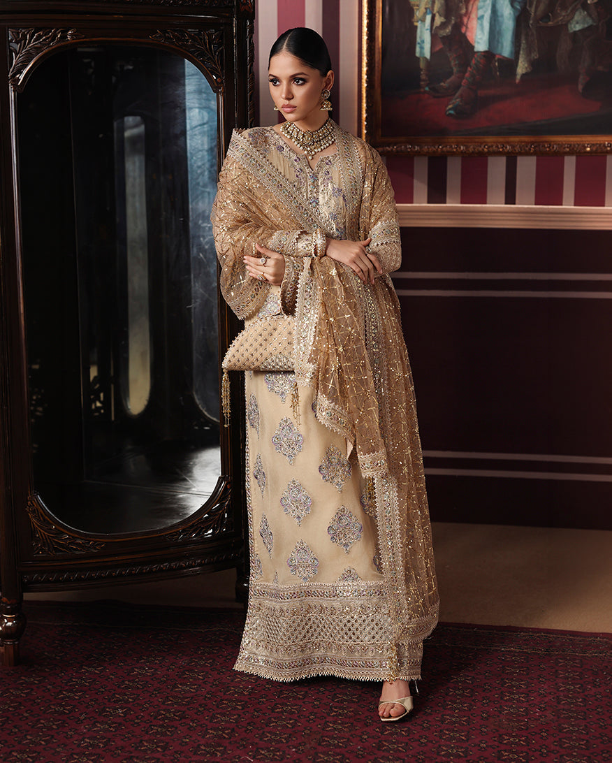 Roheenaz Empress Glow Royale Eternel Chiffon Edit Pakistani designer outfit look 5
