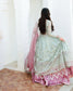 Mushq Flirty Muse back view with dupatta train