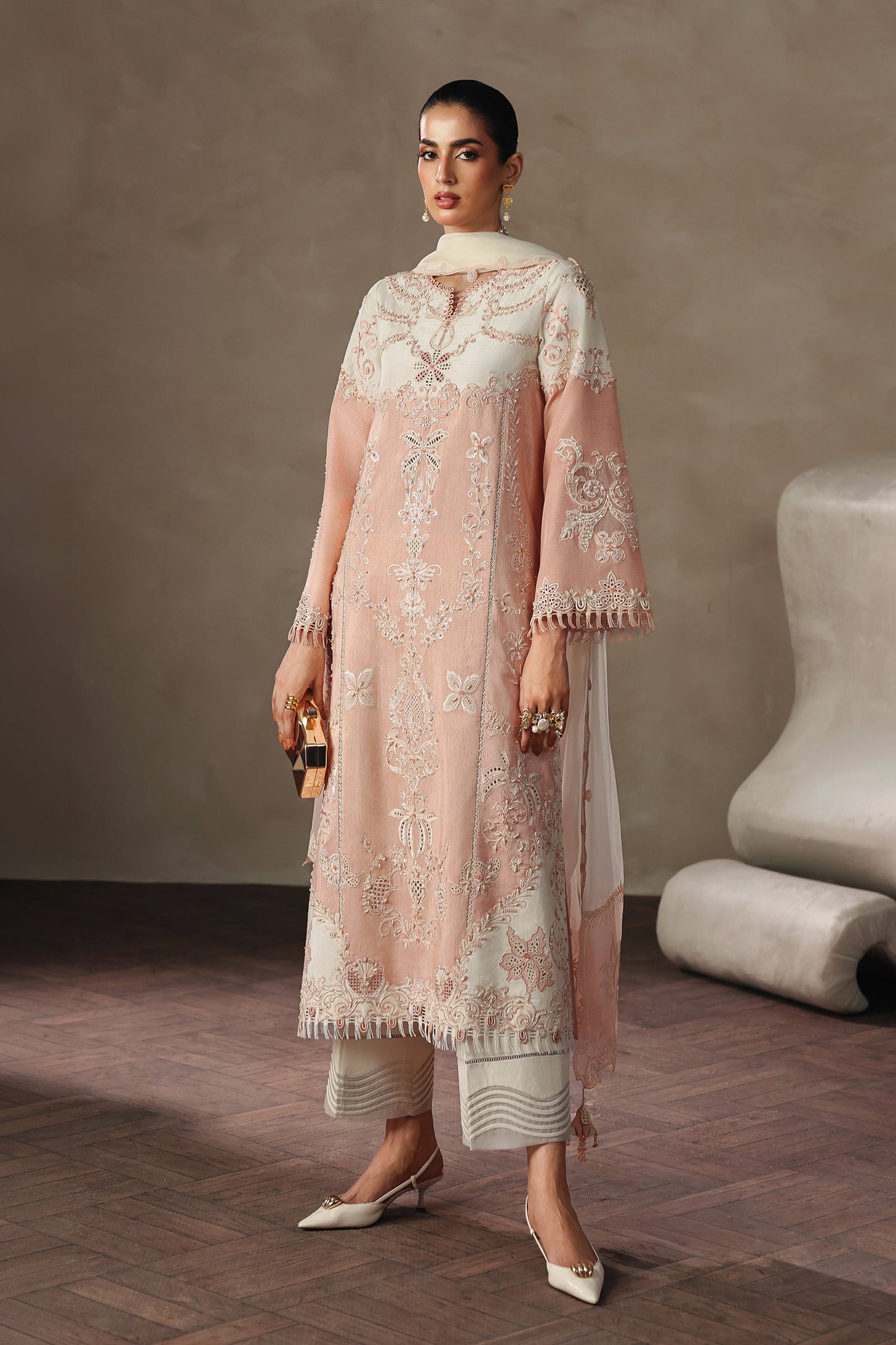 Qalamkar QLP-08 - Beena Luxury Pret '26 Pakistani designer outfit look 2