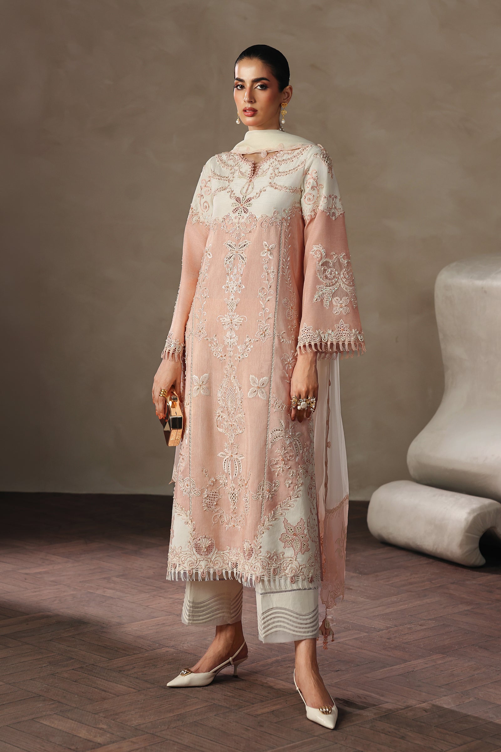 Qalamkar QLP-08 - Beena Luxury Pret '26 Pakistani designer outfit look 2