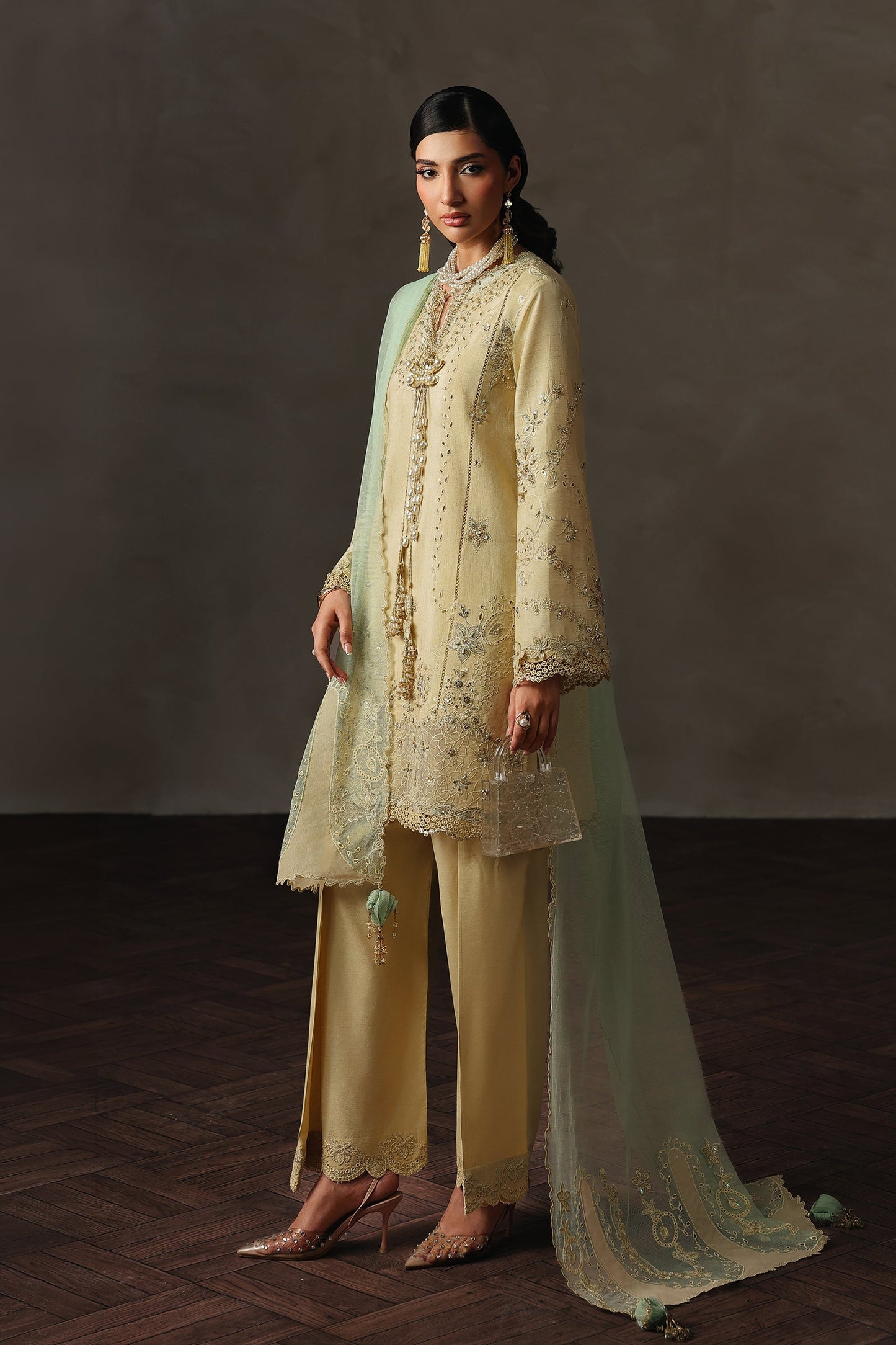 Qalamkar QLP-04 - Oriana Luxury Pret '26 Pakistani designer outfit look 2
