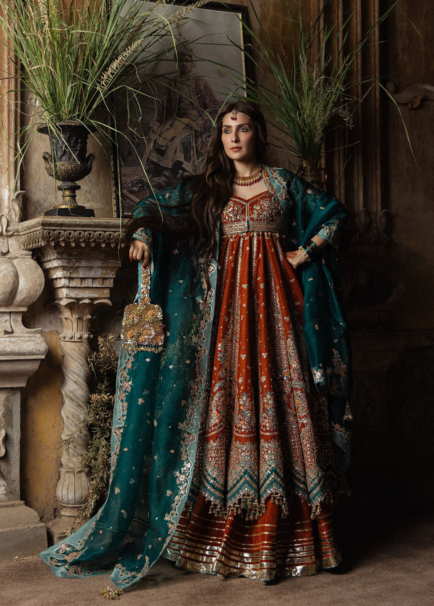 Hussain Rehar Zarin The Doll House Festive Unstitched '26 Pakistani designer outfit look 1