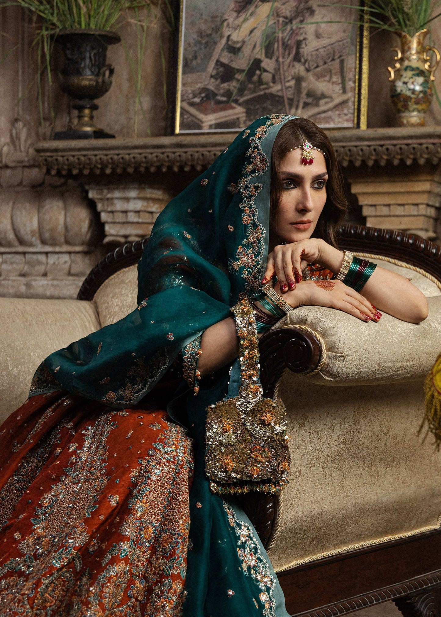 Hussain Rehar Zarin The Doll House Festive Unstitched '26 Pakistani designer outfit look 6