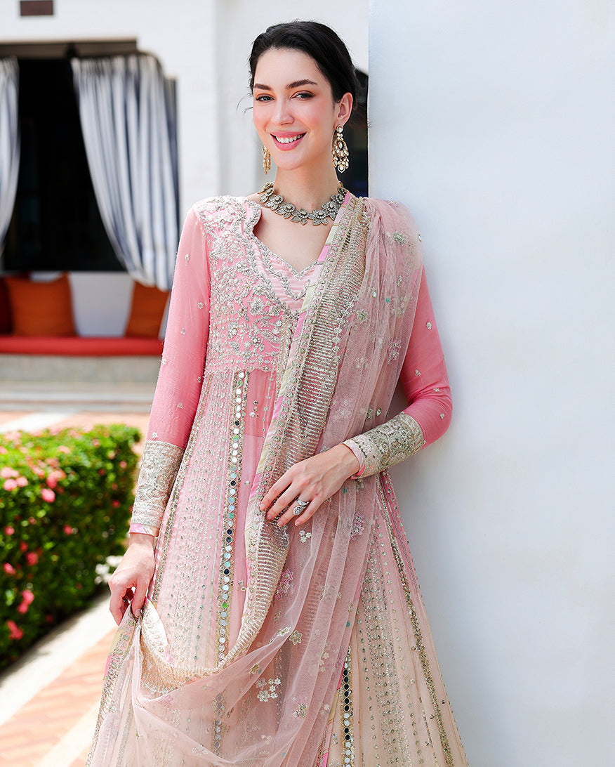 Mushq Last Fling mirror lace and embellished neckline detail