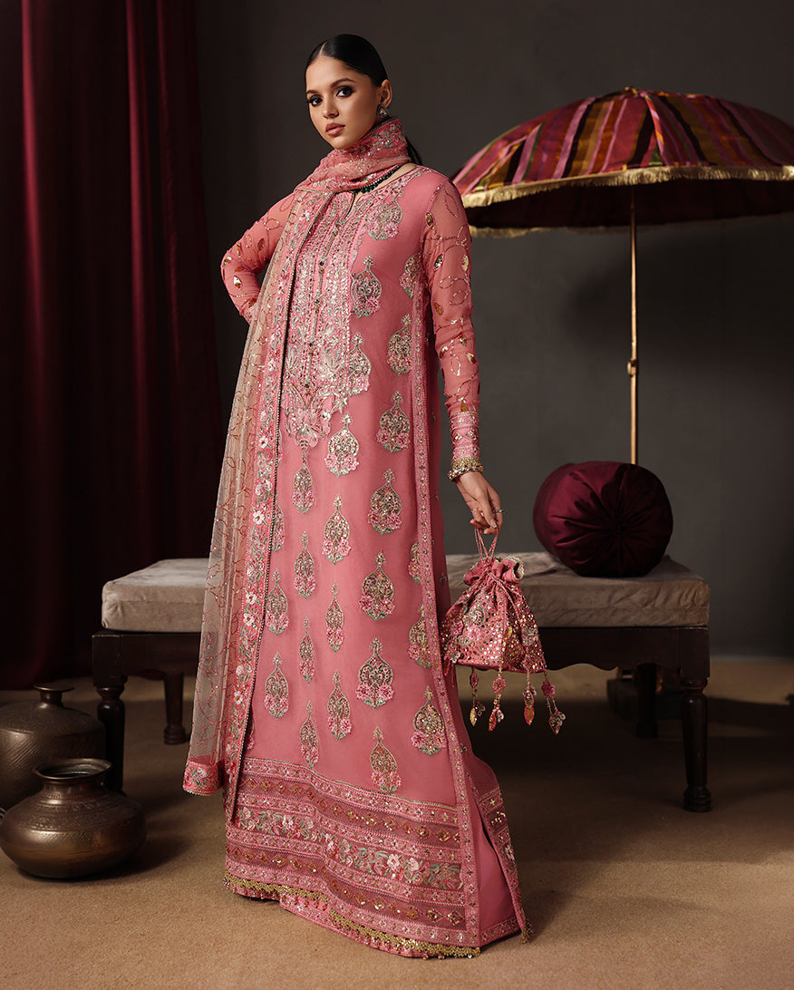 Roheenaz Noble Allure Royale Eternel Chiffon Edit Pakistani designer outfit look 2