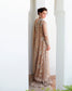 Mushq Pretty Rebel side view with pearl embellished dupatta motif