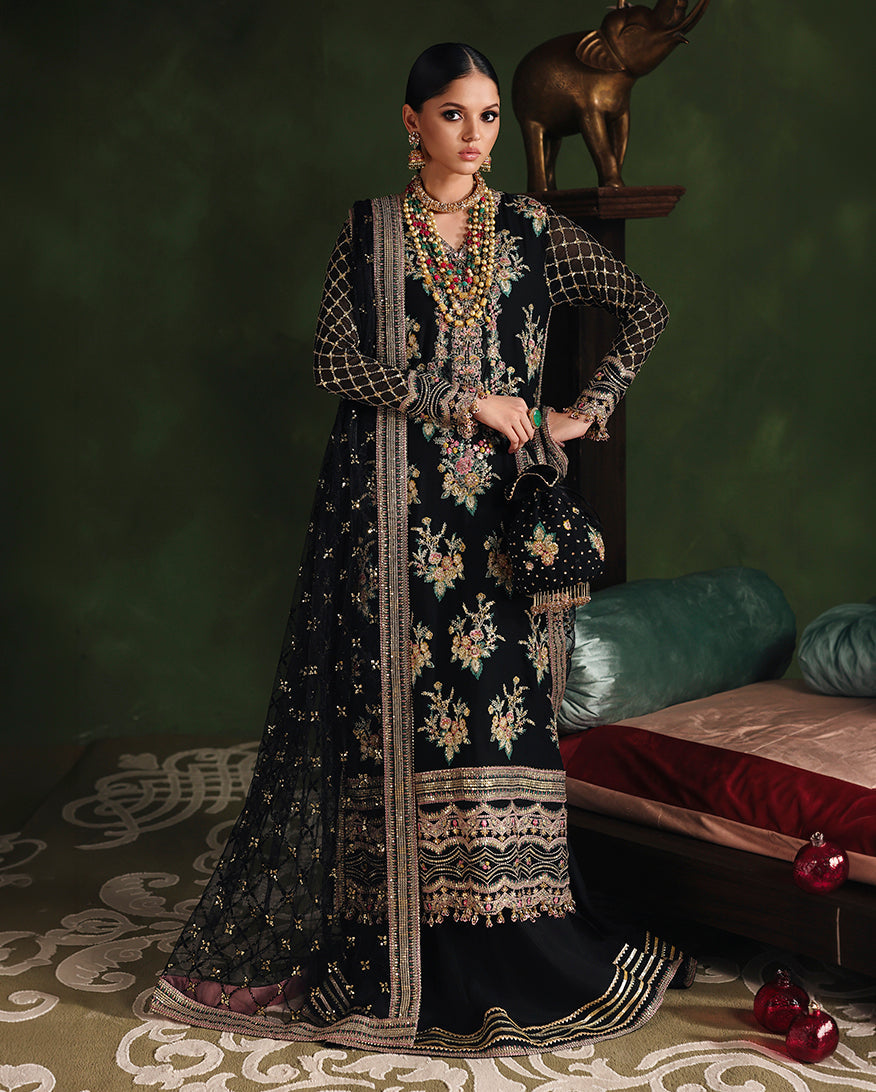 Roheenaz Radiant Muse Royale Eternel Chiffon Edit Pakistani designer outfit look 6