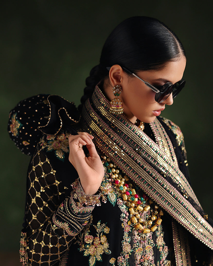 Roheenaz Radiant Muse Royale Eternel Chiffon Edit Pakistani designer outfit look 4