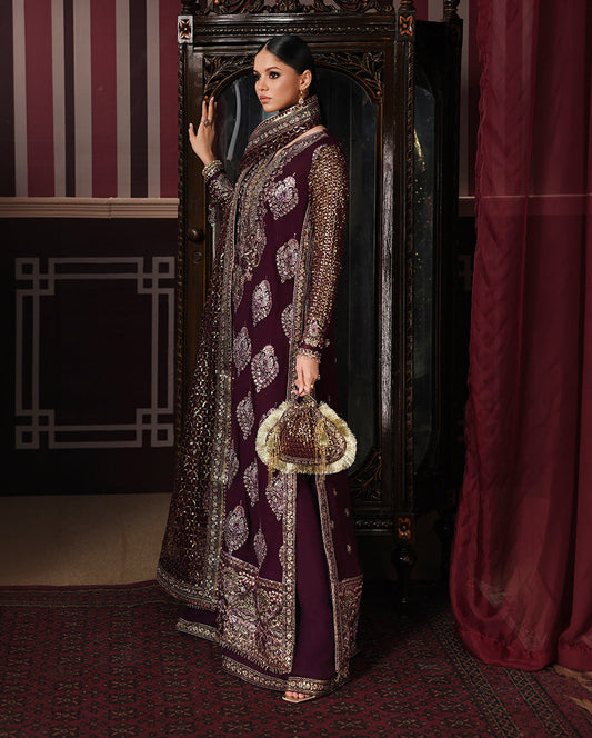 Roheenaz Regal Charm Royale Eternel Chiffon Edit stitched Pakistani designer outfit look 2