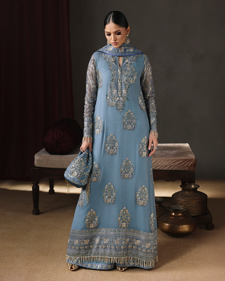 Roheenaz Royal Muse Royale Eternel Chiffon Edit stitched Pakistani designer outfit look 5