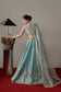 Afrozeh Grandezza – ice blue lehenga choli, designer view 2