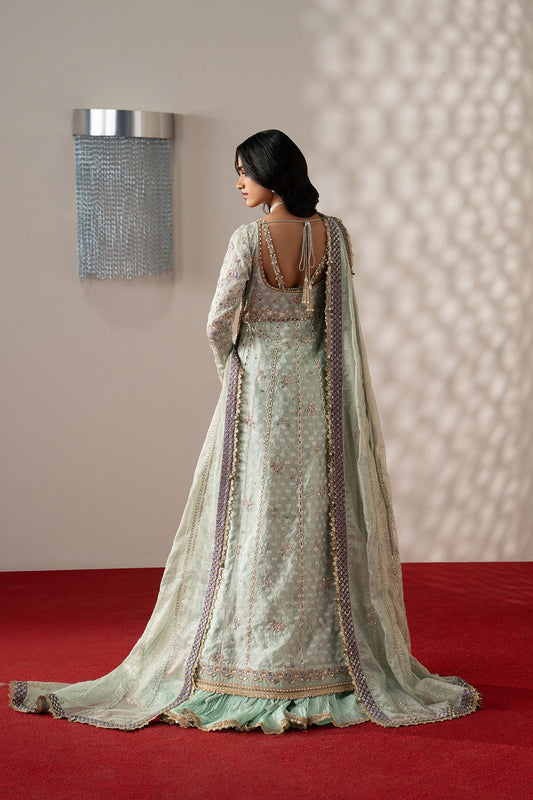 Afrozeh Marais – sage green wedding formal, designer view 2