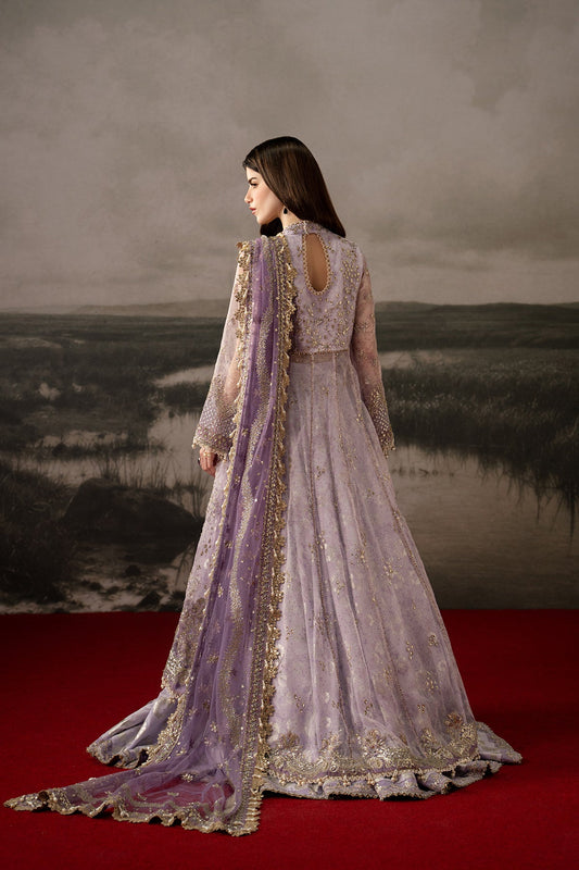 Afrozeh Monet – lavender lehenga formal, designer view 2