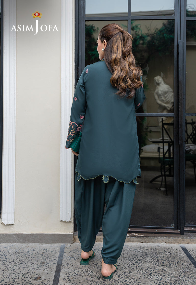 ASIM JOFA - AJLPE-01 EMBROIDERED BOSKI SILK STITCHED 2PCS — outfit view 4