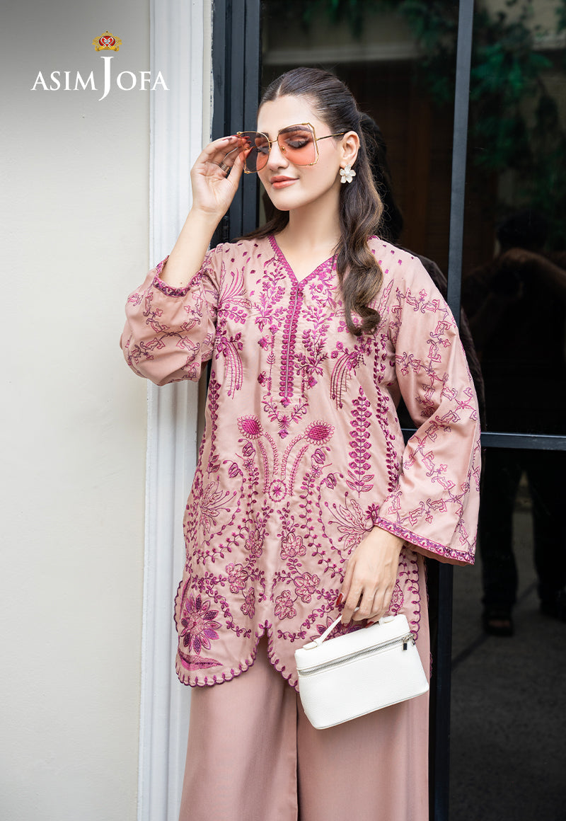 ASIM JOFA - AJLPE-03 EMBROIDERED LAWN STITCHED 2PCS — outfit view 2