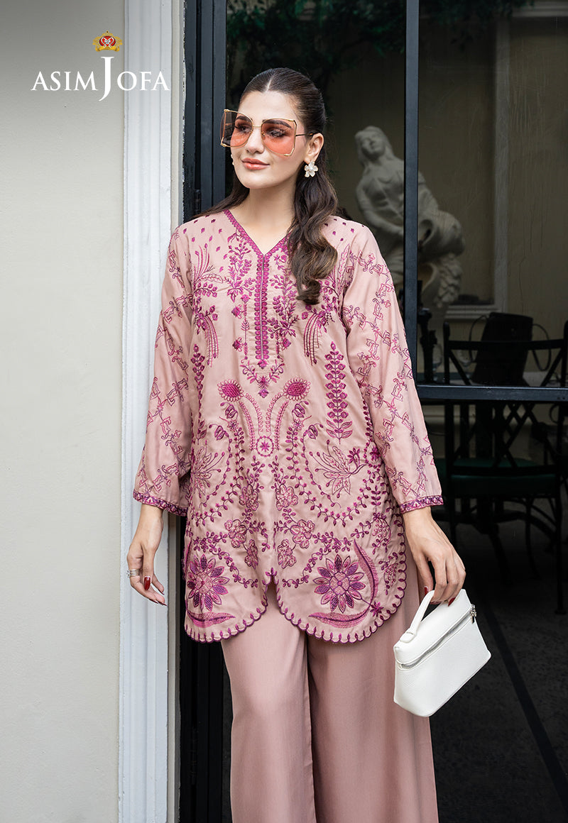 ASIM JOFA - AJLPE-03 EMBROIDERED LAWN STITCHED 2PCS — outfit view 3
